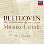 "Beethoven: The Last Three Sonatas Op.109 - 110 - 111, Mitsuko Uchida, Live at Suntory Hall" auf Notenblättern. Decca-Logo oben rechts.