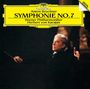 "SYMPHONIE NO. 7 Anton Bruckner - Wiener Philharmoniker Herbert von Karajan" oben auf gelbem Hintergrund; Dirigent.