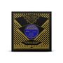 "PEA VINE BLUES by the 'Pre-War' Legends", dekoratives Schallplatten-Cover mit gold-schwarzem geometrischem Design.