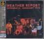 Weather Report: Offenbach, Germany 1978, CD,CD