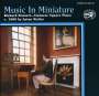 : Richard Burnett  - Music in Miniature, CD