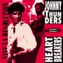 "Vive La Revolution", "Johnny Thunders and the Heartbreakers." Zwei Musiker in rot-schwarzem Stil.
