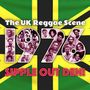 "The UK Reggae Scene 1976 SIPPLE OUT DEH!" Große Jahreszahl aus Fotos, Hintergrund ähnelt einer Flagge.