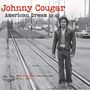"Johnny Cougar American Dream. The Mainman Recordings 1976-1977." Ein Mann in Lederjacke steht an einem Gleis.