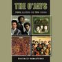 „THE O'JAYS“, „Four Albums on Two Discs“, „Digitally Remastered“. Vier Albumcovers mit Porträts und Kunst.