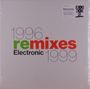 1996 remixes 1999, Electronic. Kleinerer Text oben rechts. Weißer Hintergrund.