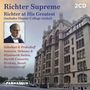 "Richter Supreme: Richter at His Greatest", 2CD, Schubert & Prokofieff, Sonatas, Debussy & Hindemith Suites. Bild eines alten Gebäudes.