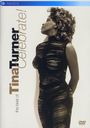 „Tina Turner Celebrate! The Best of.“ Eine Frau posiert seitlich zu den Worten, gekleidet in einem gemusterten Outfit.