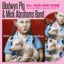 Blodwyn Pig & Mick Abrahams Band, All Said and Done. Mädchen mit Schwein in Armen, zwei CDs daneben.