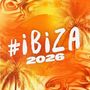 Text: "#iBIZA 2026". Farbige Illustration in Orange mit Palmen.