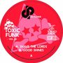 Text: „Toxic Funk Vol 22“, „A. Shave the Lords“, „B. Good Shines“, „Dal Platinum“. Illustration: Totenkopf mit Sternenaugen.