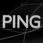 Texte: "PING", "RAOUL BJÖRKENHEIM & PAAL NILSSEN-LOVE", "WE JAZZ RECORDS". Hintergrund: Schwarzer Grund mit dünnen, geschwungenen Linien.