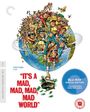 Text: "IT'S A MAD, MAD, MAD, MAD WORLD", "BLU-RAY SPECIAL EDITION". Illustration: Menschenmenge klettert auf Erdkugel.