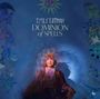 Text: "EMILY PORTMAN DOMINION of SPELLS". Illustration: Eine Person im Mittelpunkt umgeben von fantasievollen Zeichnungen.