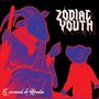 Text: "Zodiac Youth" oben, "Carnival of Souls" unten. Illustration: Eine Ziege und ein Bär im Austausch, in Blau und Rot.