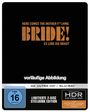 "Here comes the mother f*%#ing Bride! Es lebe die Braut. Vorläufige Abbildung. FSK 16. Limitierte 2-Disc Steelbook Edition."