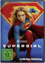 Text: "SUPERGIRL", "FSK ab 12 freigegeben", "vorläufige Abbildung". Illustration: Frau in Superheldenkostüm.