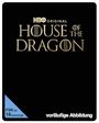 Text: "FSK ab 16 beantragt", "vorläufige Abbildung", "HBO Original", "House of the Dragon". Schwarzer Hintergrund.