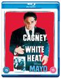 James Cagney in "White Heat". Co-starring Virginia Mayo. Cover zeigt Cagney in Anzug und Krawatte, hält eine Pistole.