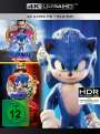 Jeff Fowler: Sonic the Hedgehog 1 & 2 (Ultra HD Blu-ray & Blu-ray), UHD,UHD,BR,BR