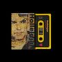 Text: "Hollelujah Holly Johnson" auf einer gelben Kassette. Links ein Gemälde eines Gesichts auf dem Cover.