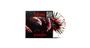 Entombed, Wolverine Blues. Rechtsfarbiger Vinyl mit rot-schwarzem Splatter-Design.