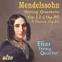 Felix Mendelssohn Bartholdy: Streichquartette Nr.2 & 6 (opp.13 & 80), CD