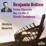 Benjamin Britten: Streichquartette Nr.1 & 3, CD