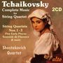 Peter Iljitsch Tschaikowsky: Die Werke für Streichquartett, CD,CD