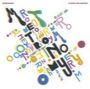 Bunte Buchstaben und Formen sind wild verteilt. Texte: "METRONOMY" oben links, "NIGHTS OUT" oben rechts.