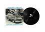 Texte: "JOSEPH KAMARU", "FURTHER COMBINATIONS", "MOBILE MUSIC SHOP". Ein Schallplattencover mit einem Van.