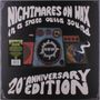 „NIGHTMARES ON WAX in a space outta sound 20th ANNIVERSARY EDITION“. Verspieltes, buntes Lautsprecher-Design.