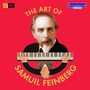 "15 CD", "THE ART OF SAMUIL FEINBERG", "SCRIBENDUM". Bild: Porträt und stilisierter Pianist über Klavier.