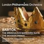 London Philharmonic Orchestra: Bartók, The Miraculous Mandarin Suite, The Wooden Prince. Goldene Krone im Hintergrund.