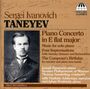 Serge Tanejew: Klavierkonzert Es-Dur, CD