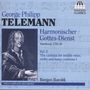Georg Philipp Telemann: Harmonischer Gottesdienst Vol.2 (Kantaten für mittlere Stimme, Violine, Bc / Hamburg 1725/26), CD