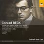 Conrad Beck: Klavierwerke, CD