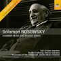 Solomon Rosowsky (1878-1962): Kammermusik und jiddische Lieder, CD