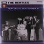 Text: "The Beatles", "Live from Canada 1964", "Montreal September 8th". Schwarz-weißes Foto von vier Musikern auf einer Bühne.