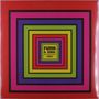 Text: "FUNK & SOUL INSTRUMENTALS 1967" in einem neonfarbenen, konzentrischen Quadratdesign.