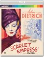 "Marlene Dietrich in The Scarlet Empress. John Lodge, Sam Jaffe, Louise Dresser. Directed by Josef von Sternberg." Porträt und Pferde.