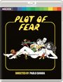 „Plot of Fear“, „Directed by Paolo Cavara“. Illustration: Eine liegende Frau mit kleineren Figuren um sie herum.