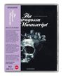 Text: "The Saragossa Manuscript", "A film by Wojciech Has", "WORLD 4K UHD PREMIERE". 

Illustration: Schädel mit Figuren darauf.