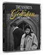 „TREASURES FROM THE Golestan FILM STUDIO“ auf einer DVD-Hülle. Schwarz-Weiß-Foto von zwei nachdenklichen Personen.