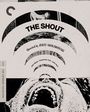 "The Shout" steht prominent. Darunter: "Directed by Jerzy Skolimowski". Unten ein schreiendes Gesicht.