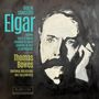 Text: "Violin Concerto Elgar, Thomas Bowes, Sinfonia Arcadiana, Nic Fallowfield". Illustration: Porträt eines Mannes in Schwarz-Weiß.