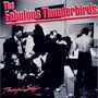 „The Fabulous Thunderbirds“, „Powerful Stuff“. Vier Männer in einem Umkleideraum, einer ist rückenfrei und wäscht sich.
