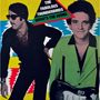 "The Fabulous Thunderbirds What’s the Word" steht auf einem grafischen Hintergrund. Zwei Männer, einer mit Gitarre.