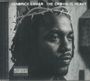 KENDRICK LAMAR THE CROWN IS HEAVY. Schwarz-weißes Porträt eines Mannes mit Dornenkrone, ernster Ausdruck.