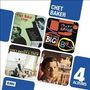 Chet Baker: 4 Albums, CD,CD,CD,CD